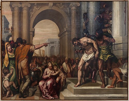 Cristo mostrato al popolo, 1562, Paolo Farinati