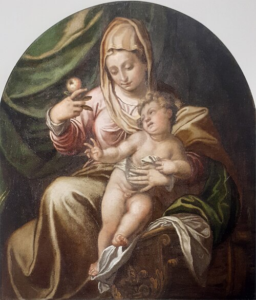 Madonna con il bambino, 1579, Paolo Farinati