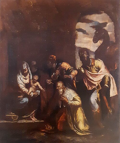 Adorazione dei magi, 1580, Paolo Farinati