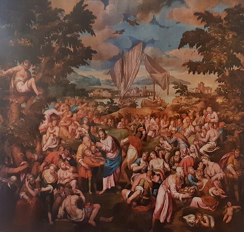 Moltiplicazione dei pani e dei pesci, , Paolo Farinati