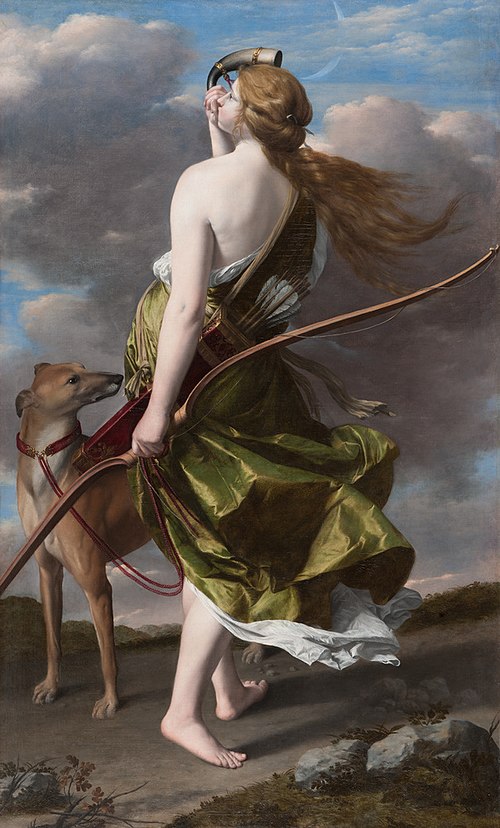 Diane chasseresse, 1700, Orazio Gentileschi