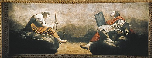 The Muses: Euterpe and Calliope, , Orazio Gentileschi