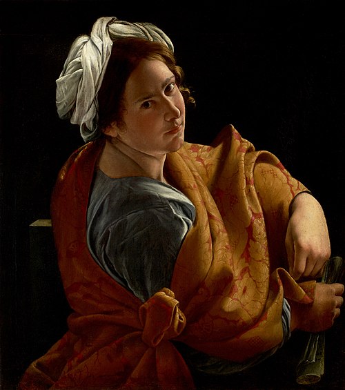 Portrait of a Young Woman as a Sibyl, 1620, Orazio Gentileschi