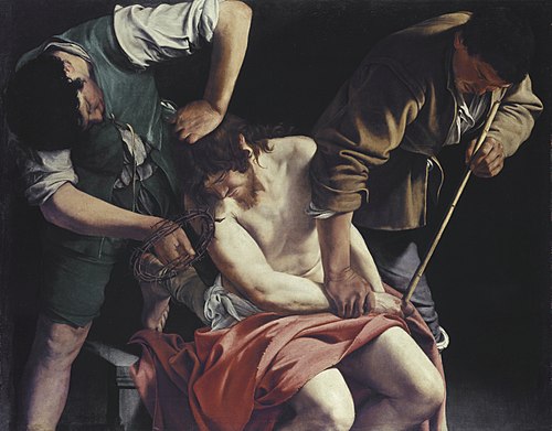 Le Couronnement d'épines, 1612, Orazio Gentileschi