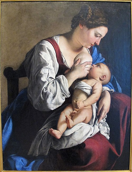 Vierge à l'Enfant, 1609, Orazio Gentileschi