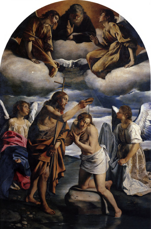 Baptism of Christ, 1607, Orazio Gentileschi