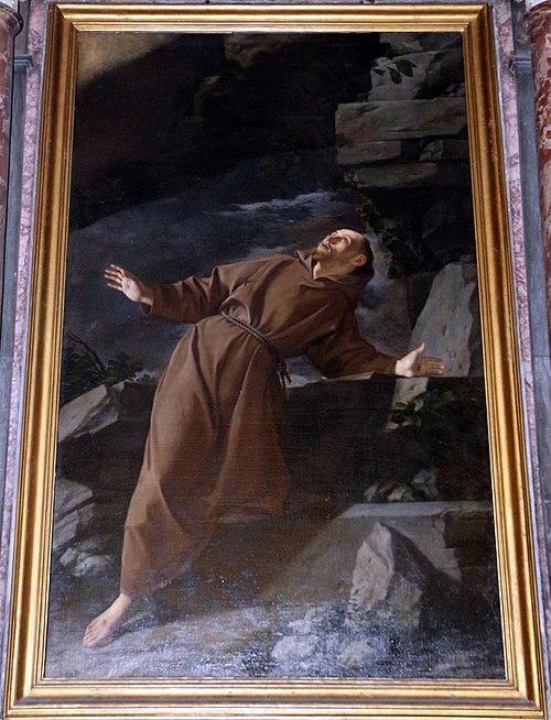 St. Francis Receiving the Stigmata, 1620, Orazio Gentileschi