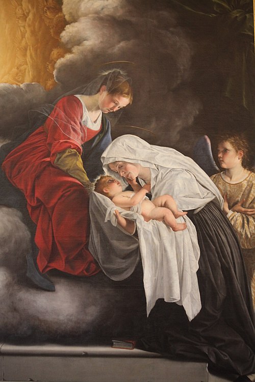 Vision of St Francesca Romana, 1620, Orazio Gentileschi