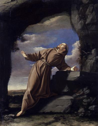 St. Francis Receiving the Stigmata, 1620, Orazio Gentileschi