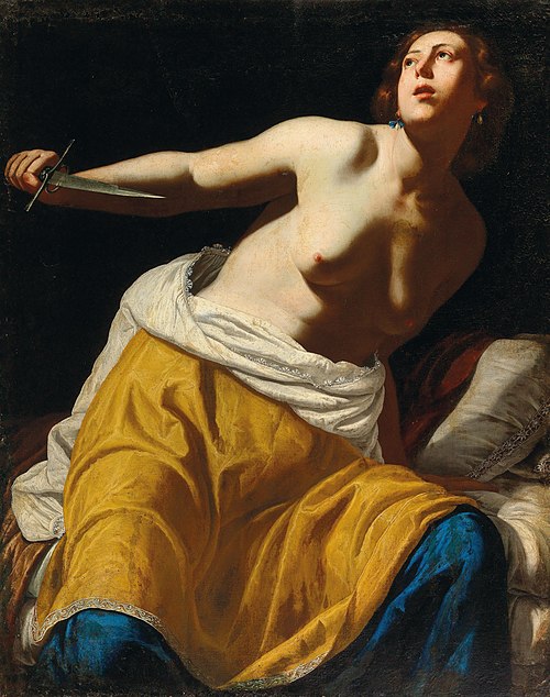 Lucrèce, 1650, Orazio Gentileschi