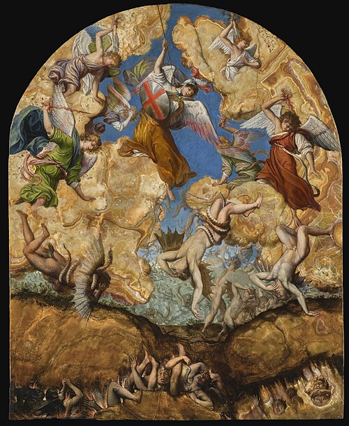 Fall of the Rebel Angels, 1602, Orazio Gentileschi