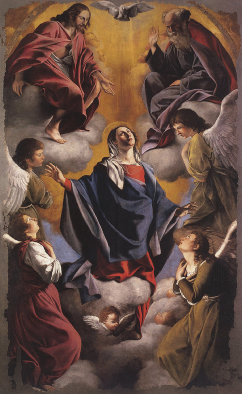 Assumption of the Virgin, 1605, Orazio Gentileschi