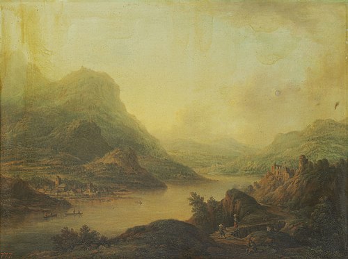 River Landscape, 1755, Christian Georg Schütz d.J.