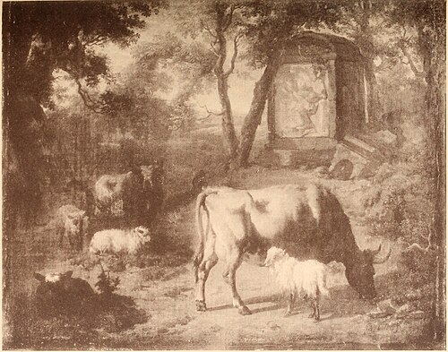 Paysage  et  animaux, 1660, Adriaen van de Velde