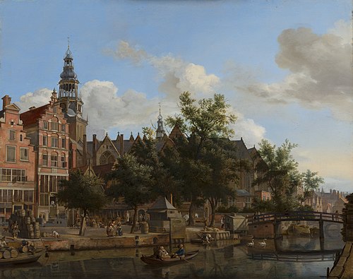 Oudezijds Voorburgwal, 1670, Adriaen van de Velde