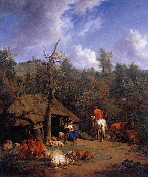 La Cabane, 1671, Adriaen van de Velde
