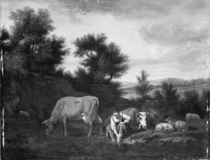 Shepherdess with Cattle, 1661, Adriaen van de Velde