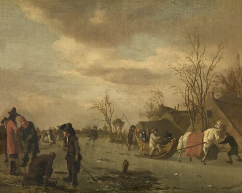 Icy Pleasures, 1662, Adriaen van de Velde