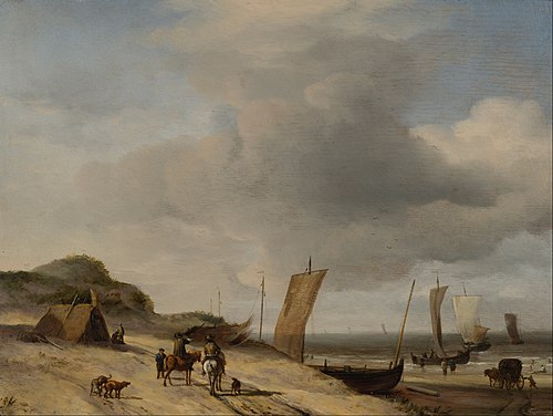 Dunes at Scheveningen, 1659, Adriaen van de Velde