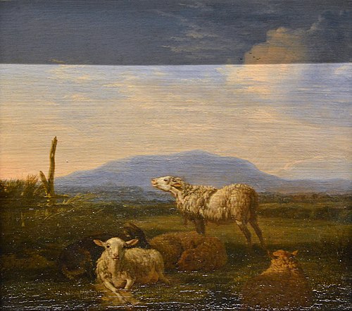 Paysage : moutons et chèvres, 1659, Adriaen van de Velde