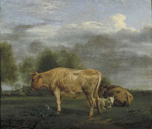 Cattle in a Meadow, 1658, Adriaen van de Velde