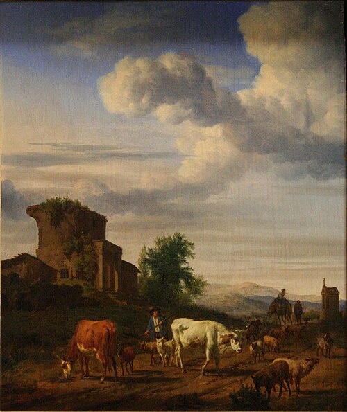 Landscape with Ruins, 1666, Adriaen van de Velde