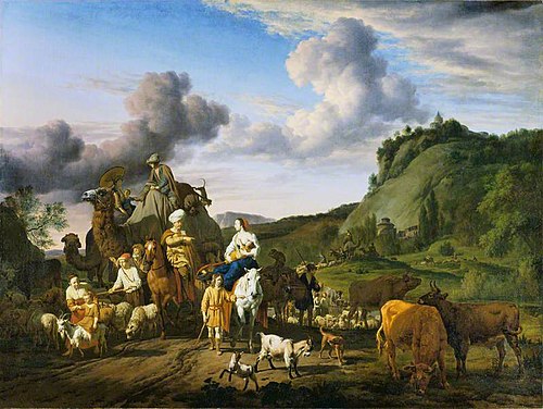 The Migration of Jacob, 1663, Adriaen van de Velde