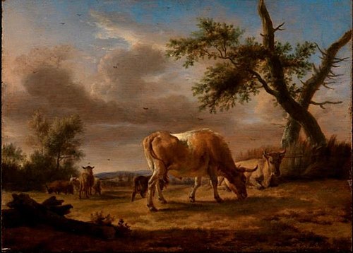 Cattle at Pasture, 1662, Adriaen van de Velde