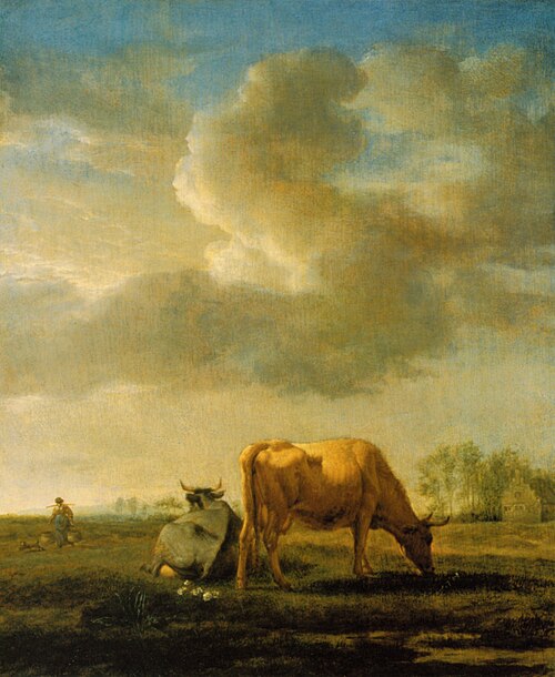 Cows at Pasture, 1658, Adriaen van de Velde