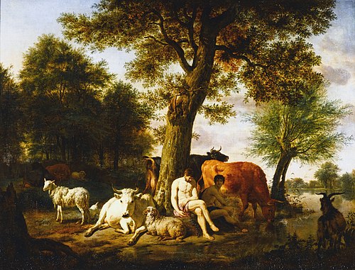 Mercury, Argus and Io, 1665, Adriaen van de Velde