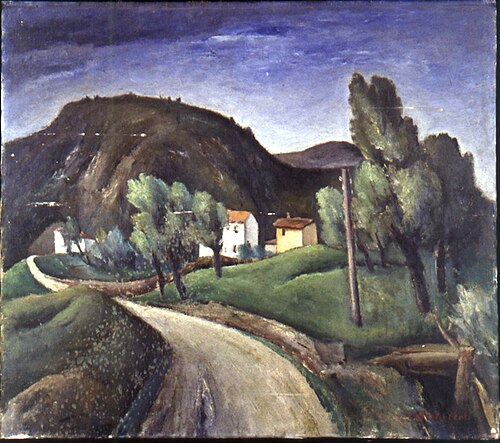 Landscape of the Val d’Aosta, 1937, Cirillo Bertazzoli