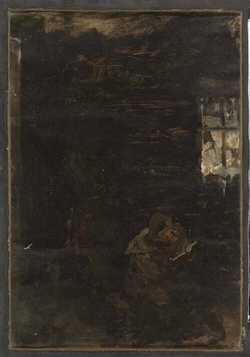 Woman indoors, 1894, Kazimierz Alchimowicz