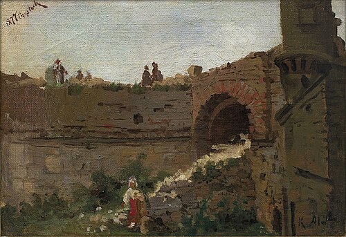 Defence walls, 1890, Kazimierz Alchimowicz