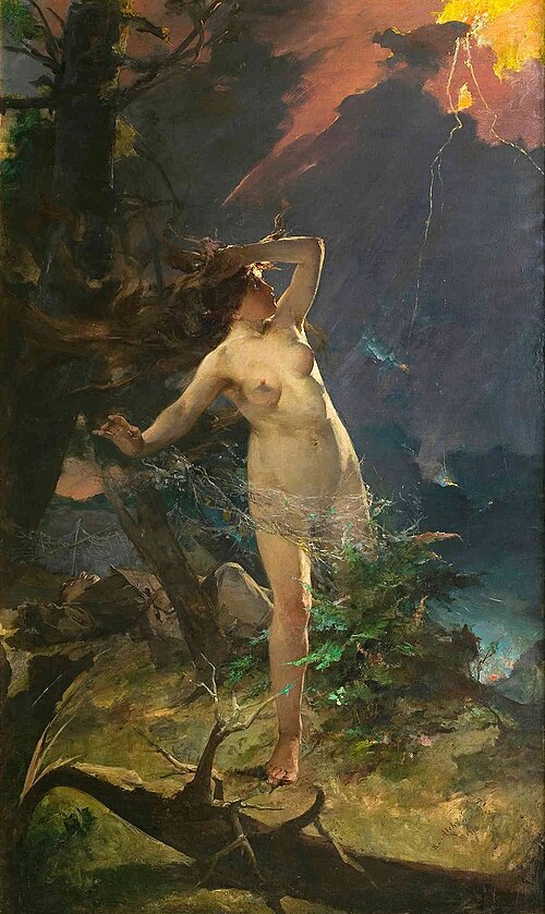 Milda. Lithuanian Goddess, 1910, Kazimierz Alchimowicz