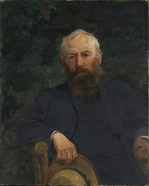 Portret Józefa Chełmońskiego, 1913, Kazimierz Alchimowicz