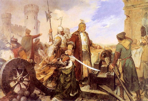 Абарона Ольштына (карціна Казімера Альхімовіча), 2000, Kazimierz Alchimowicz