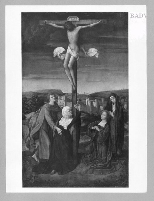 crucifixion, 1539, Adriaen Isenbrant
