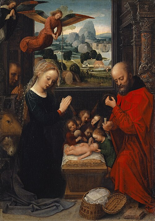 La Nativité, 1525, Adriaen Isenbrant