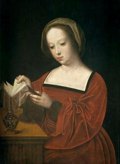 Sainte-Marie-Madeleine lisant., 1530, Adriaen Isenbrant