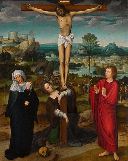 The Crucifixion, 1525, Adriaen Isenbrant