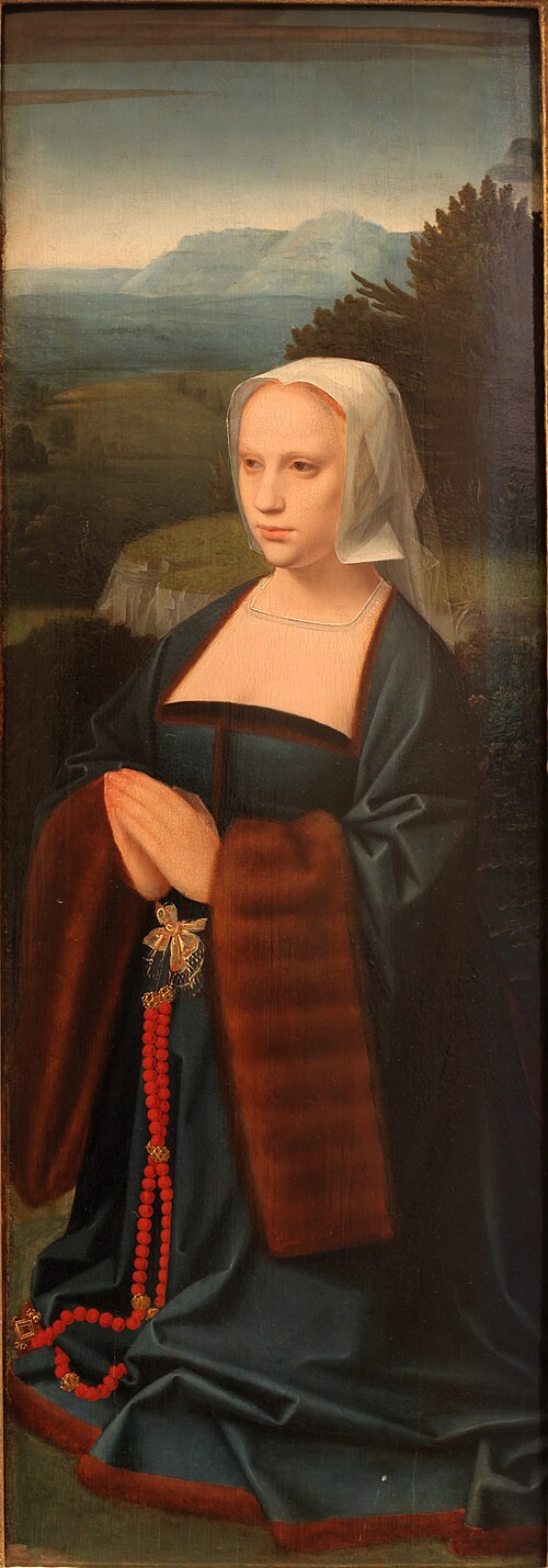 Portrait d'une donatrice, 1525, Adriaen Isenbrant