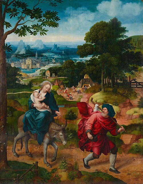 Flucht nach Ägypten, , Adriaen Isenbrant
