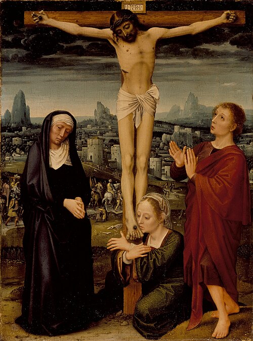 The Crucifixion, 1525, Adriaen Isenbrant