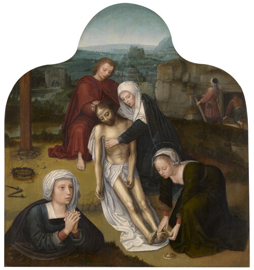 The Lamentation over the Dead Christ, , Adriaen Isenbrant