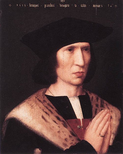 Portrait de Paulus de Nigro, 1518, Adriaen Isenbrant