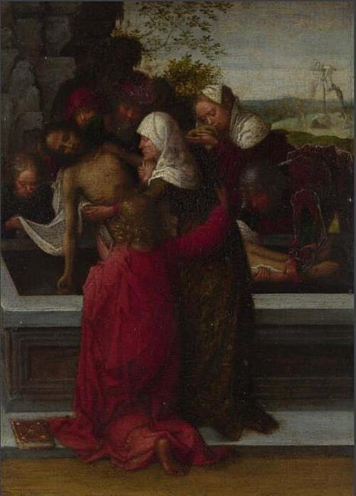 The Entombment, 1550, Adriaen Isenbrant