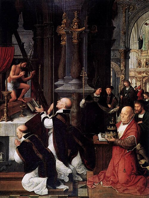 La Messe de Saint Grégoire, 1515, Adriaen Isenbrant