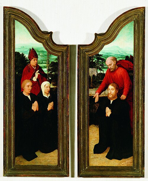 Saints and Donors, 1850, Adriaen Isenbrant