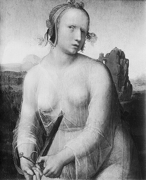 The Suicide of Lucretia, 1515, Adriaen Isenbrant