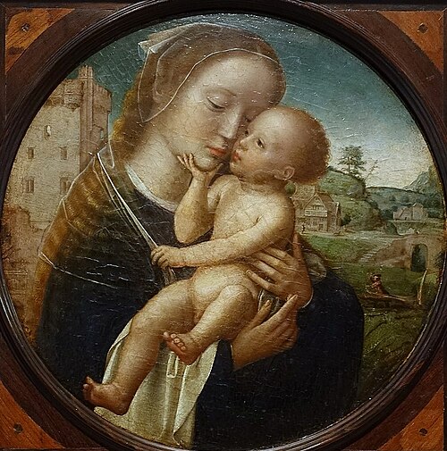 A Virgem Maria e o Menino Jesus, 1505, Adriaen Isenbrant